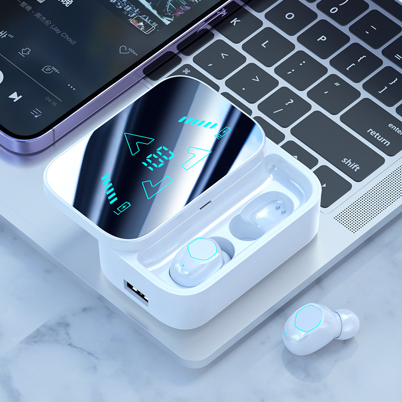 TWS inalámbricos M48 auriculares bluetooth estéreo de alta calidad de sonido cero latencia gran batería reducción de ruido true wireless Specification image