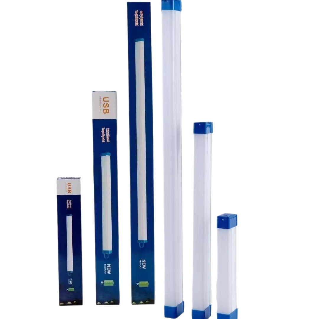 LED充电灯管磁吸悬挂USB应急灯管家用停电夜市地摊野营照明应急灯 Item Picture
