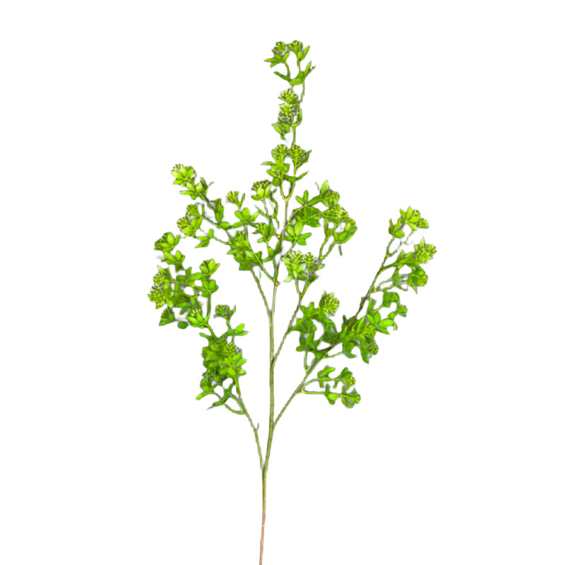 Simulated green floor flower arrangement wedding scene home decoration plastic green plants hanging rice eucalyptus artificial flower ornaments wholesale Item Picture