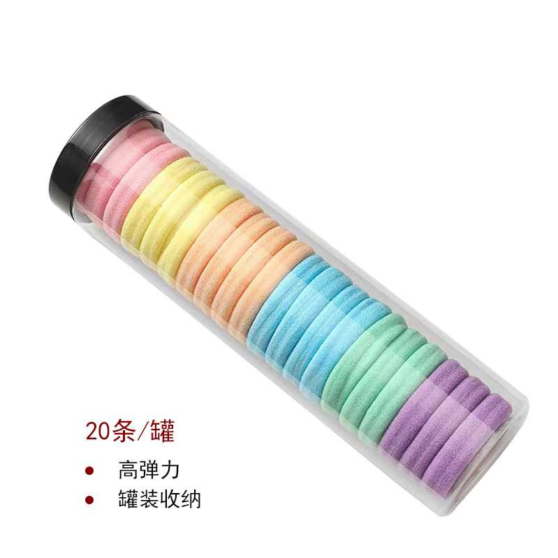 20 high-elasticity, durable, seamless hair ties, Korean hair ties that don't hold hair, rubber bands, hair bands, and women's hair ties Specification image