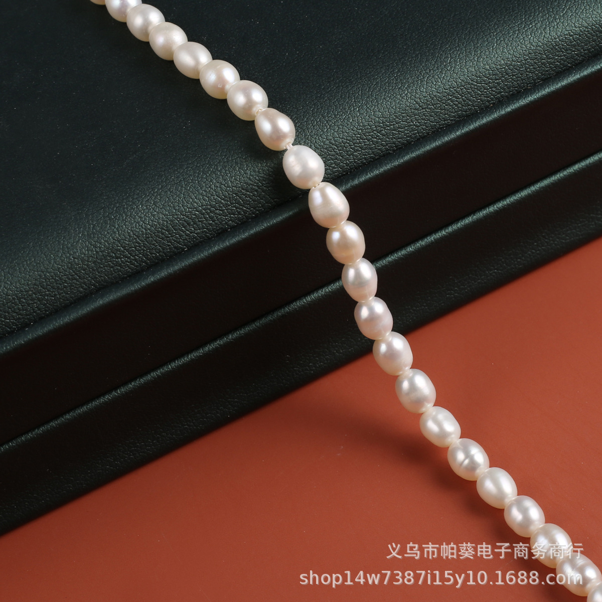 Natural freshwater pearl rice beads DIY jewelry accessories, handcrafted jewelry necklaces, wholesale and production Specification image