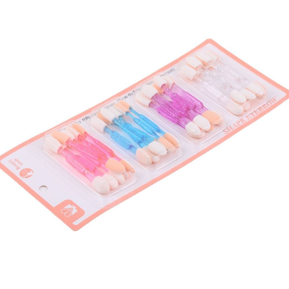 眼影棒多款多功能双头涂抹均匀一次性迷你长杆新手易上手美妆工具白底实物图