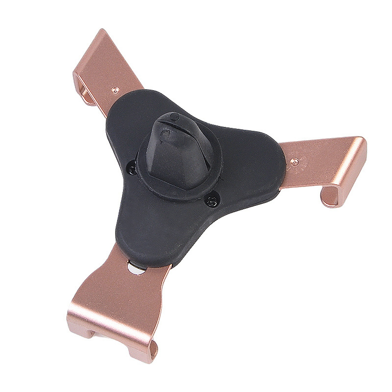 Pewer's new air outlet gravity sensor car lazy phone stand, car imitation metal navigation triangular gravity Specification image