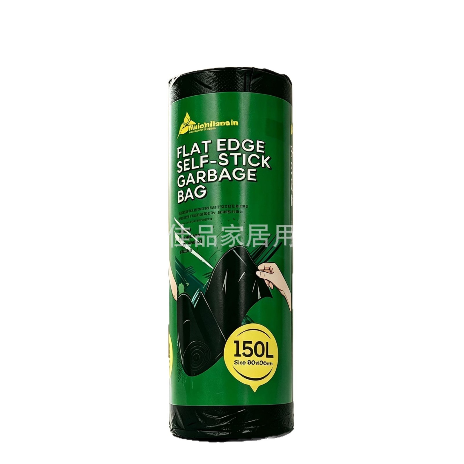 加厚平口易撕垃圾袋 garbage bag大容量家用黑色一次性垃圾袋批发详情图5