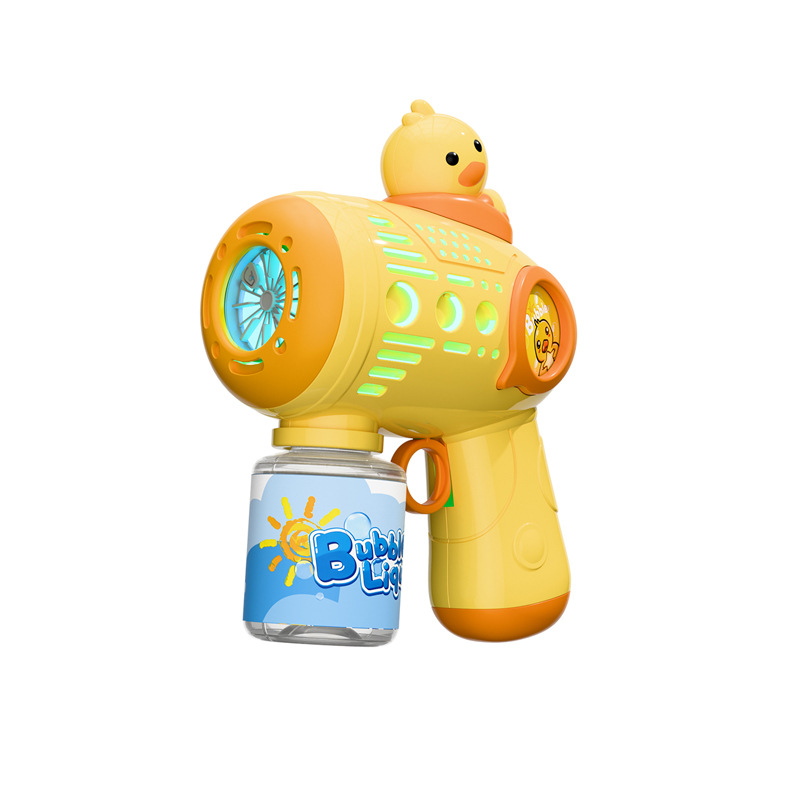 Bubble machine, hand-held electric bubble gun, fully automatic luminous, children's and boys' small toy batch, shaking sound, Internet celebrity bestseller Item Picture