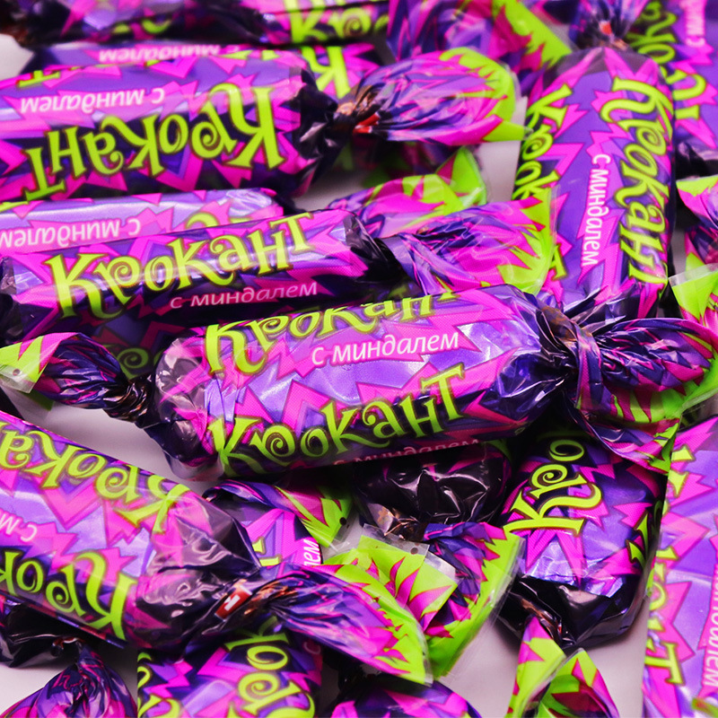 年货kdv阿拉伯联合酋长国进口紫皮糖进口零食品批发巧克力糖果