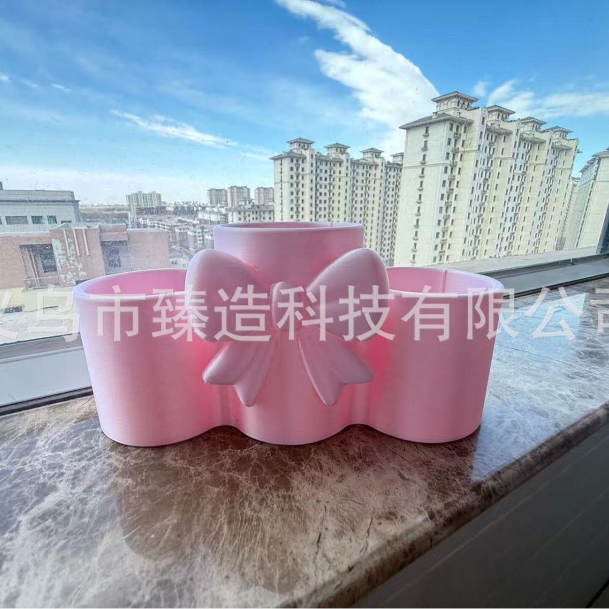 Трансграничные новые товары 3D печатающие каннары лёгкой и многомерной комплексной бант-бант с высокой внешностью и современными ощущениями простоты Specification image