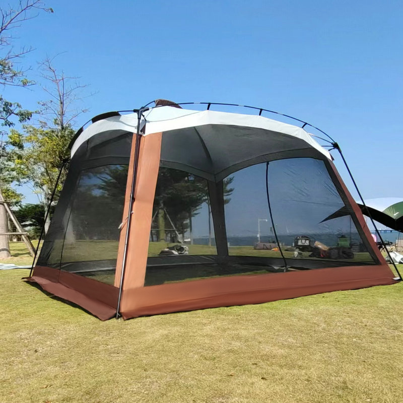 The canopy inflatable outdoor tent is 150x240cm, windproof, waterproof, breathable and sun-proof Specification image