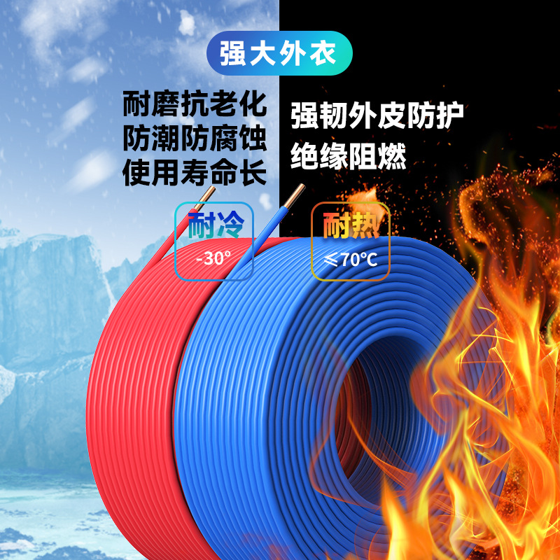 铜包铝线/保色铜丝线/平方线/端子铜鼻子/铜鼻子细节图