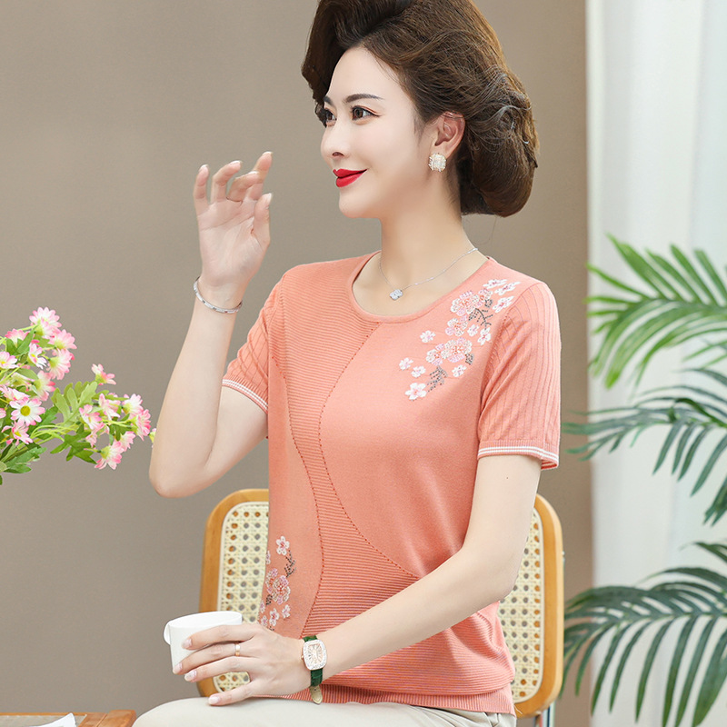 中老年人服饰/中老年女裤/中老年/女装/女装女式宽松时尚休闲产品图