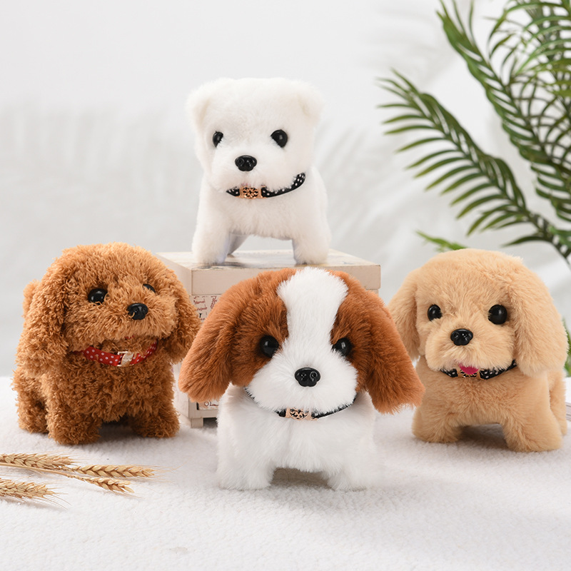 Toy dogs, children's plush electric toys, walking simulation dogs, electric dogs, street vending, electronic puppies, pets