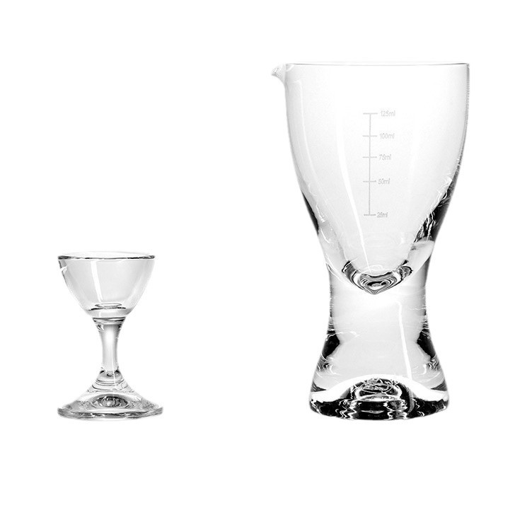 Czech imported lead-free liquor cup dispenser, household crystal cup, high-end light luxury new fashion gift set gift box Item Picture