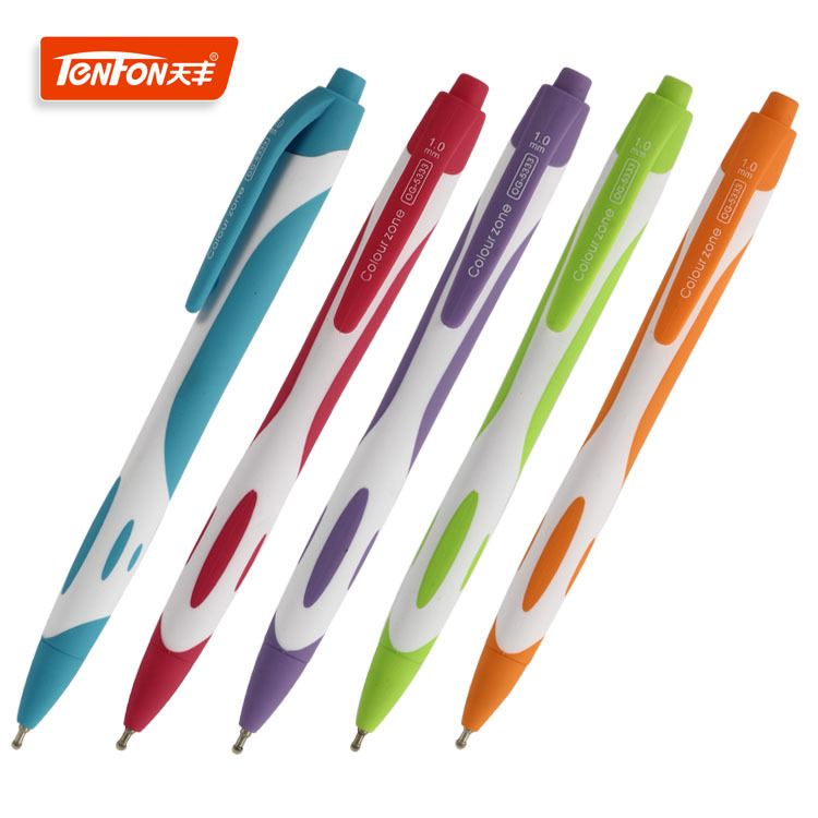 Foreign trade oil pen, colored oil pen, elastic paint oil pen 5333, Tianfeng oil pen full figure