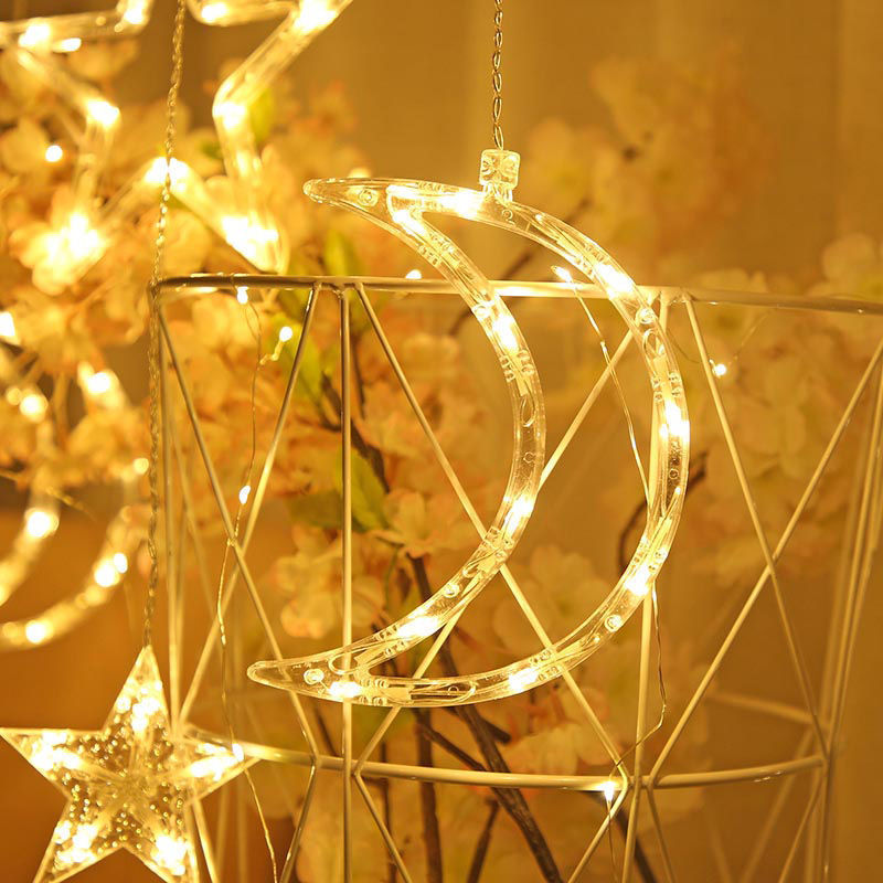 LED智能窗帘灯/圣诞灯/装饰灯/串灯/亚克力小夜灯细节图