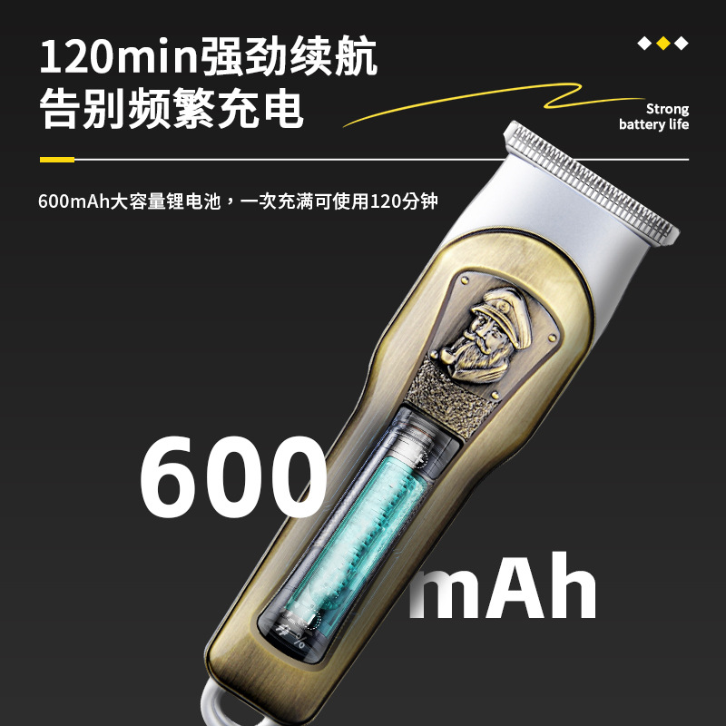 SPORTSMAN SM-718 Hair Clipper Electric Hair Clipper Household electric hair clipper hair cutting magic tool professional hair salon electric digital display hair clipper Specification image