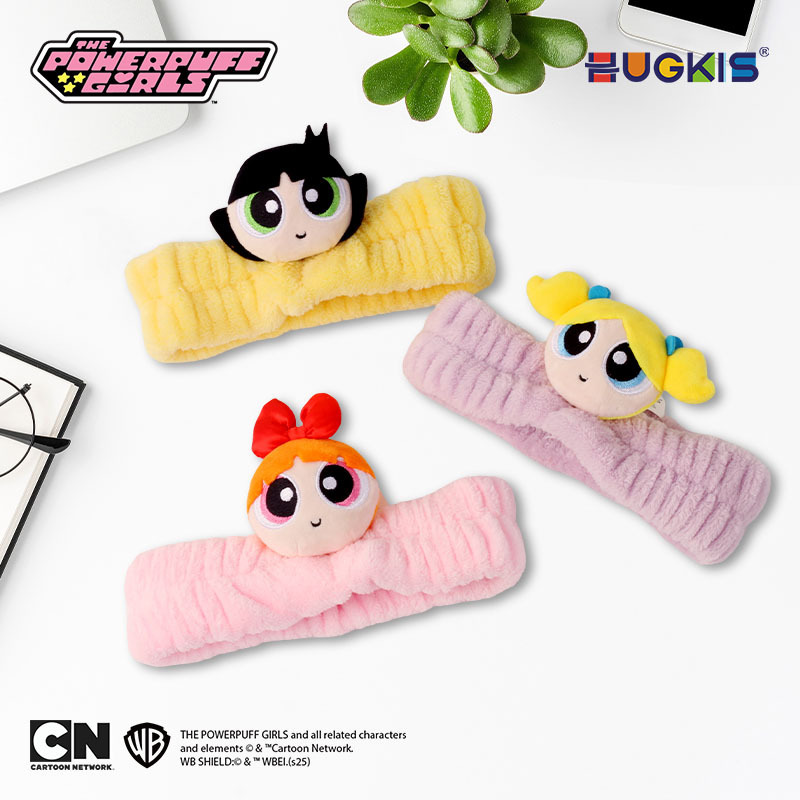 正版飞天小女警毛绒公仔束发带洗脸化妆可爱立体卡通小玩偶发箍头产品图