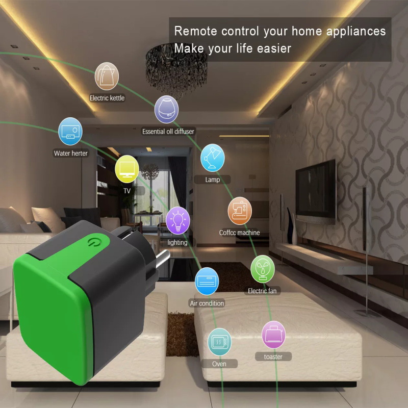 قانون الأسترالية ذكية WI-Fi Clack Wi-Fi Clase 16A تدعم رصد الطاقة Google Asstant Aazon Alexa Specification image
