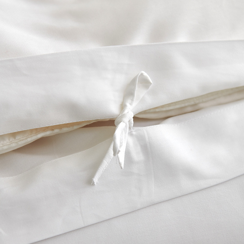 Hotel supplies, linen four-piece sets, pure cotton brocade, hotel bedding, homestay white quilt covers, bed sheets and pillowcases wholesale Application Scenario