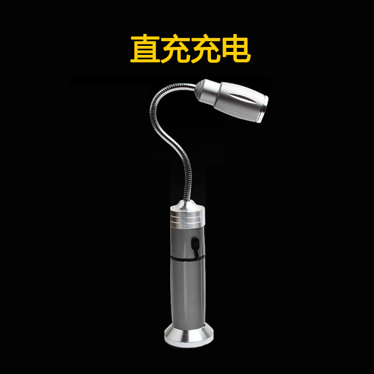 Cross-border bestseller barbecue light, focusing type with magnet led hose maintenance work light, strong light direct charging flashlight Specification image