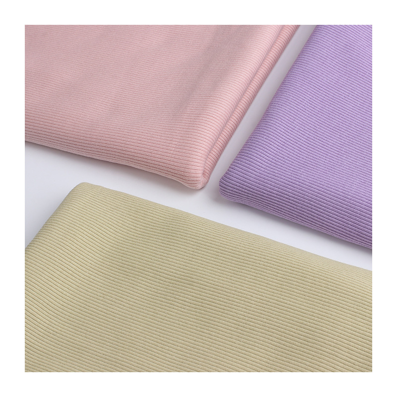 索罗纳2*2罗纹坑条布料罗纹坑条针织面料春夏吊带背心T恤面料