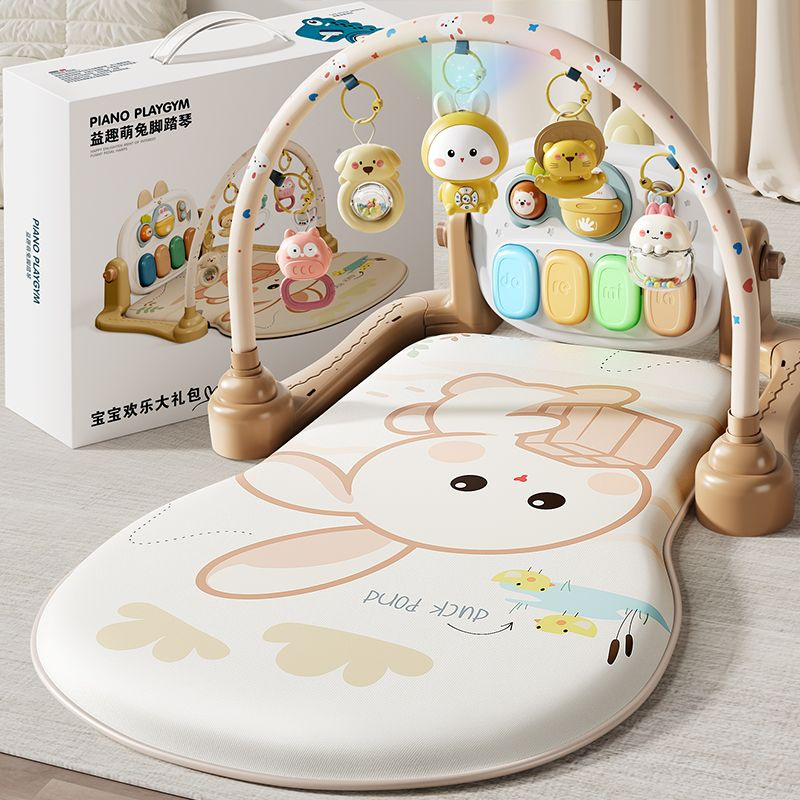TinkerTot crossover pedal piano baby toy gym rack nuevo bebé bebé 4 bebé 5 yace jugando 2 pisar 3 un 6 meses