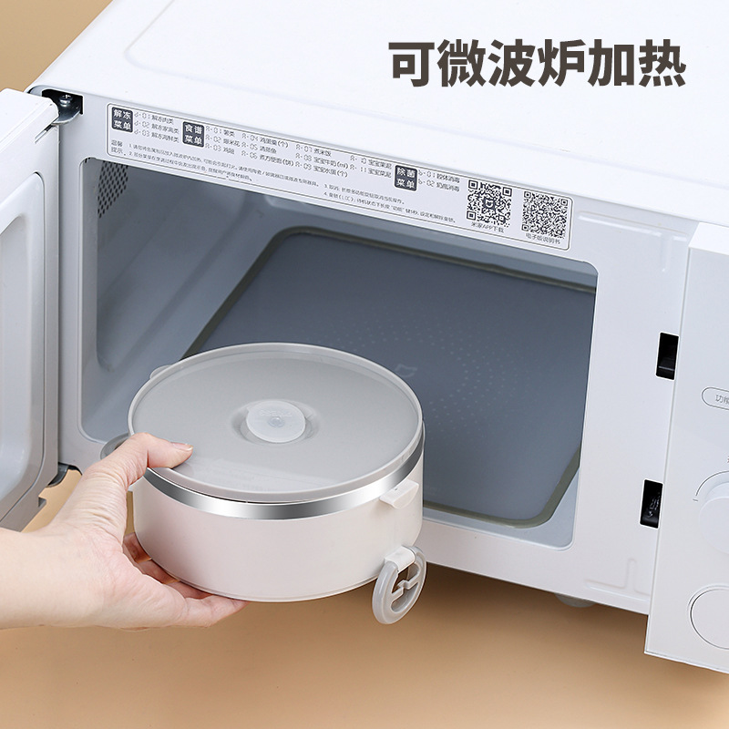 Customized 304 stainless steel insulated lunch box, multi-layer insulated lunch box bucket, portable for students and office workers when going out Application Scenario