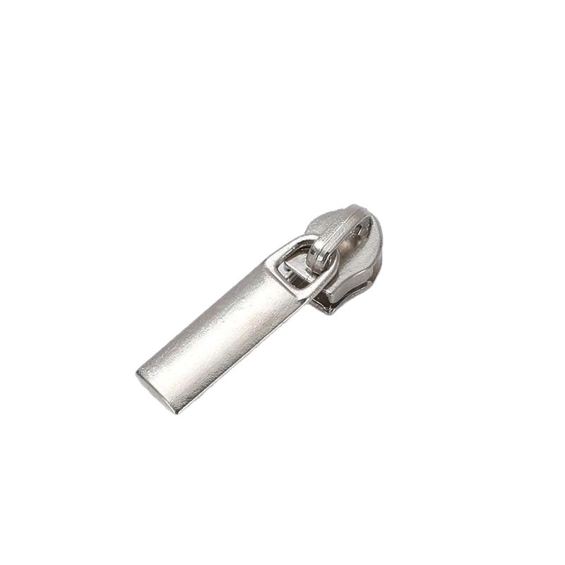 Thickened quilt cover special zipper head smooth plate No. 3 metal silver high-quality nylon straight teeth quilt cover bed sheet pull lock head Item Picture