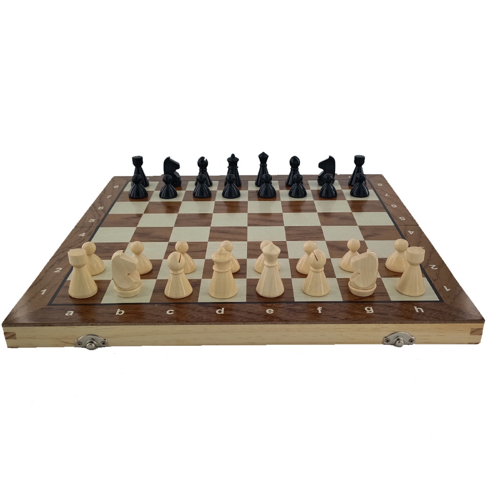 39cm foldable chess board game toy, game entertainment party, wooden factory direct sales and wholesale portable home Item Picture