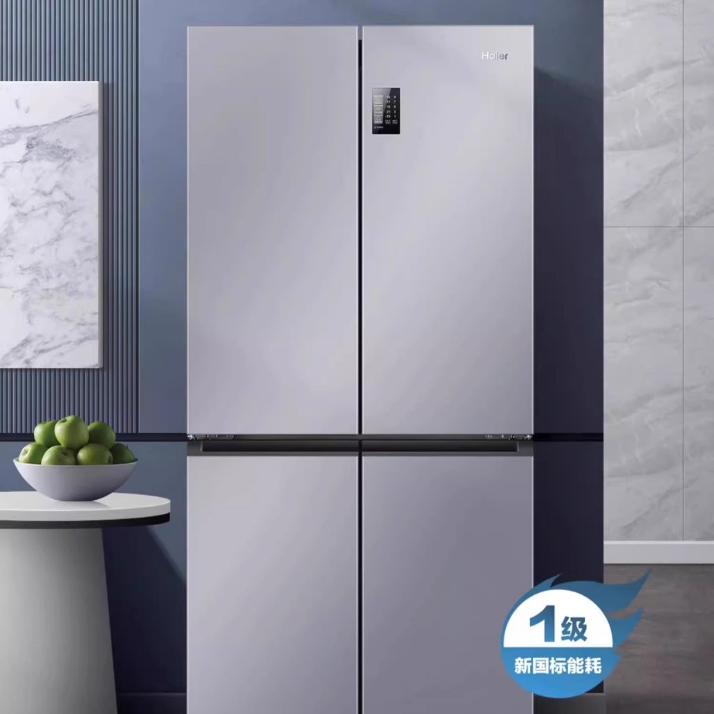 海尓冰箱家用双开门十字四开门476/616升大容量无霜嵌入一级省电