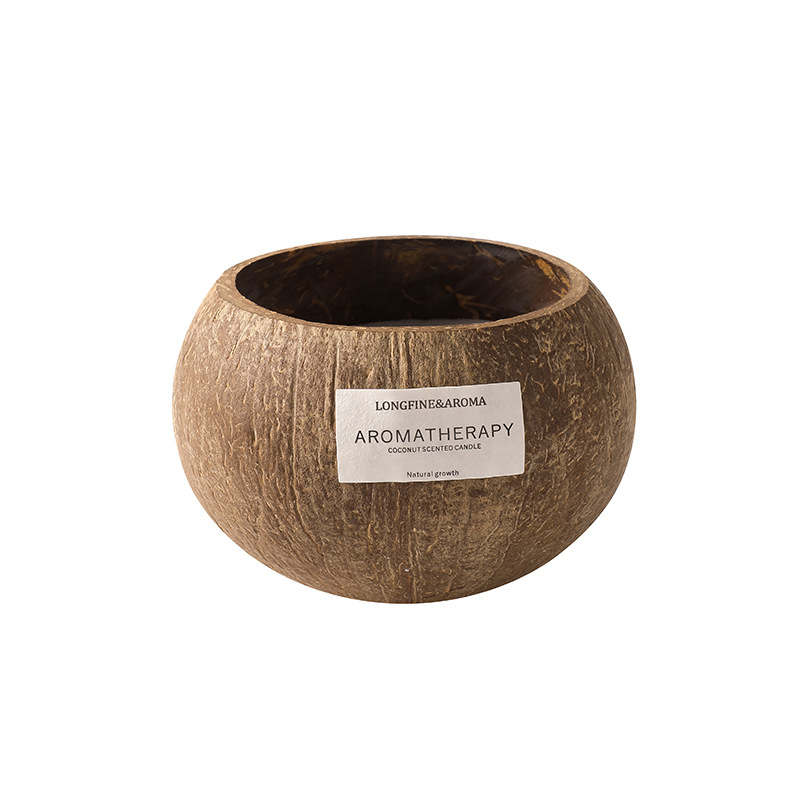 Coconut shell scented candles create an atmosphere in the bedroom, creative scented birthday candles, and soy wax scented souvenirs Item Picture