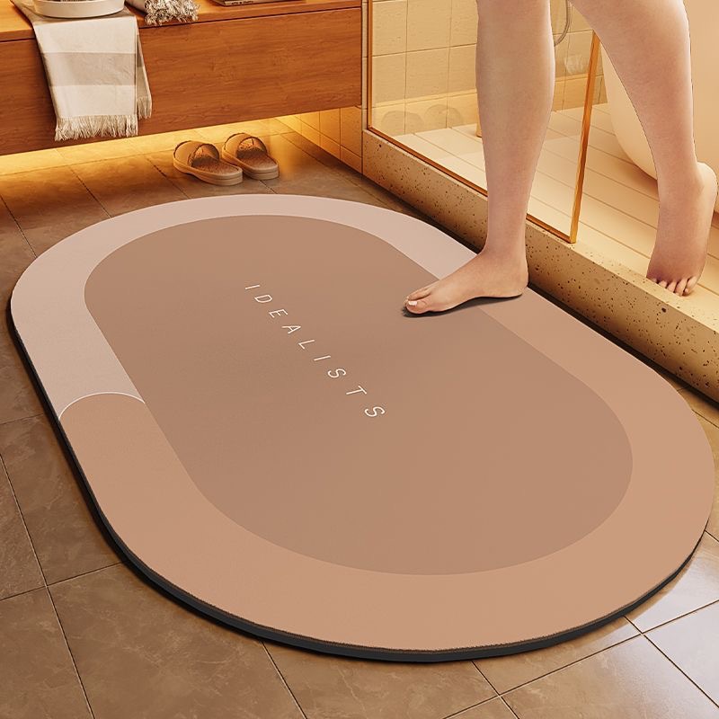 New cross-border diatom mud absorbent mat, bathroom floor mat, anti-slip quick-drying foot mat for bathroom door, entrance door mat Specification image