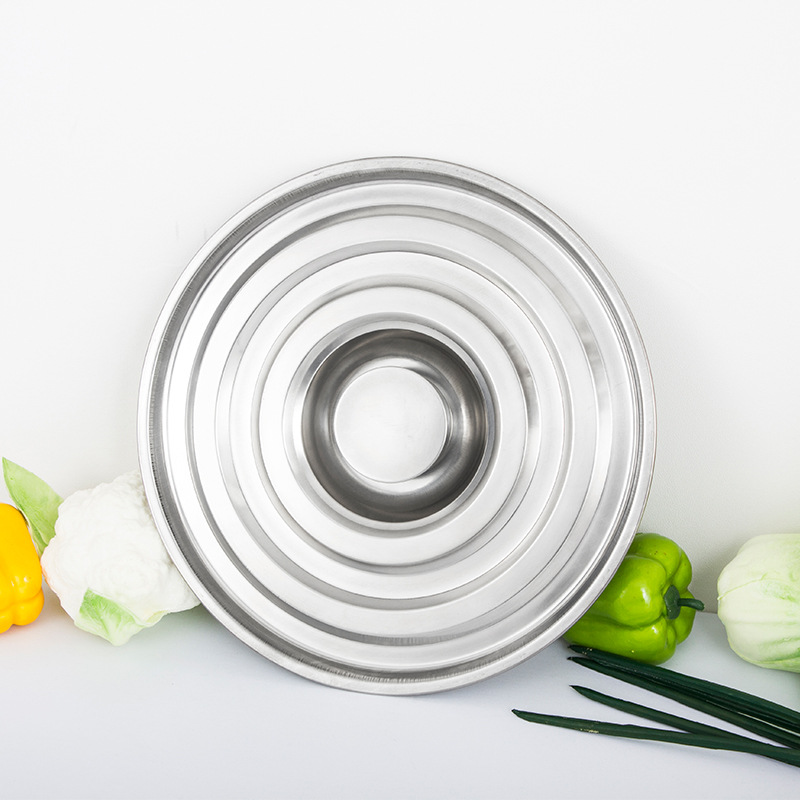 翔达不锈钢水桶 加厚多用防腐蚀带盖无磁超大汤桶强耐高温饭桶产品图