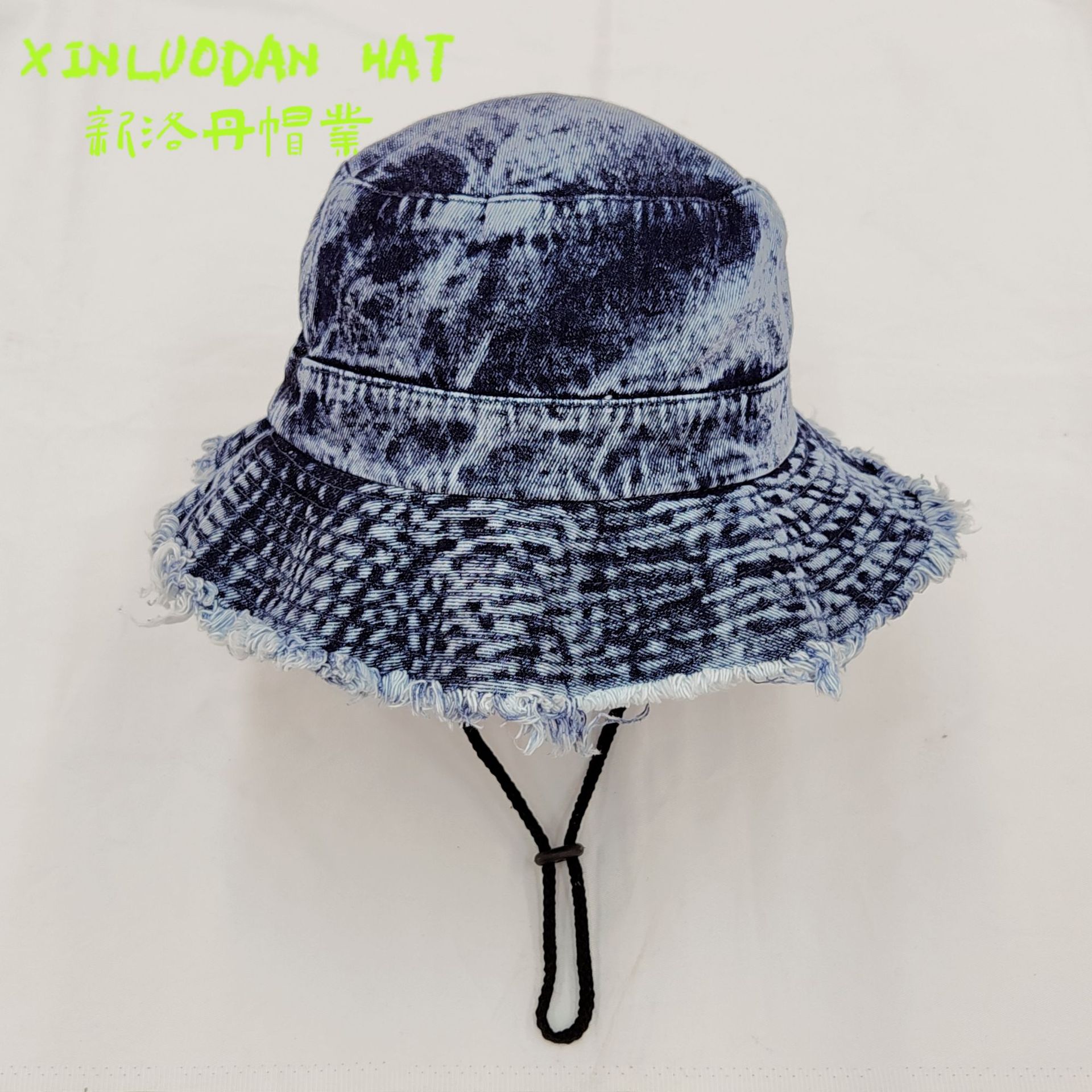 New style hats for women, Japanese and Korean niche, trendy and fashionable basin hats, fisherman hats with built-in drawstrings, suitable for both men and women Specification image