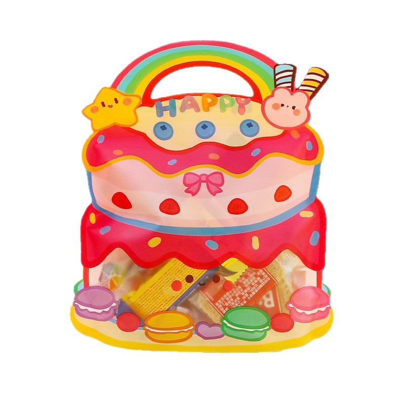 Cartoon hand-held gift bags, kindergarten birthday gift bags, high-end candy and snack packaging bags, souvenir bags Item Picture
