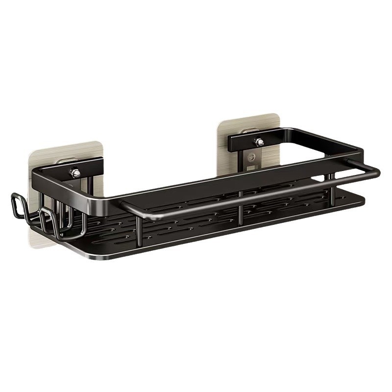 厨房用具/置物架/电视支架/免打孔置物架/货架白底实物图