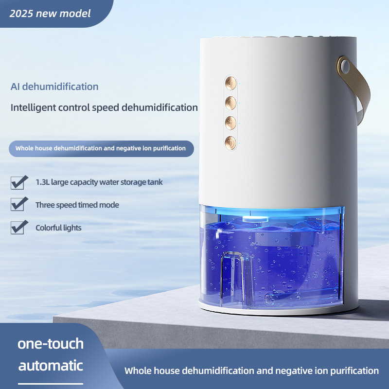 2025 deshumidificador de luz aniónica hogar dormitorio deshumidificador silencioso pequeño extractor a prueba de humedad absorbedor de humedad