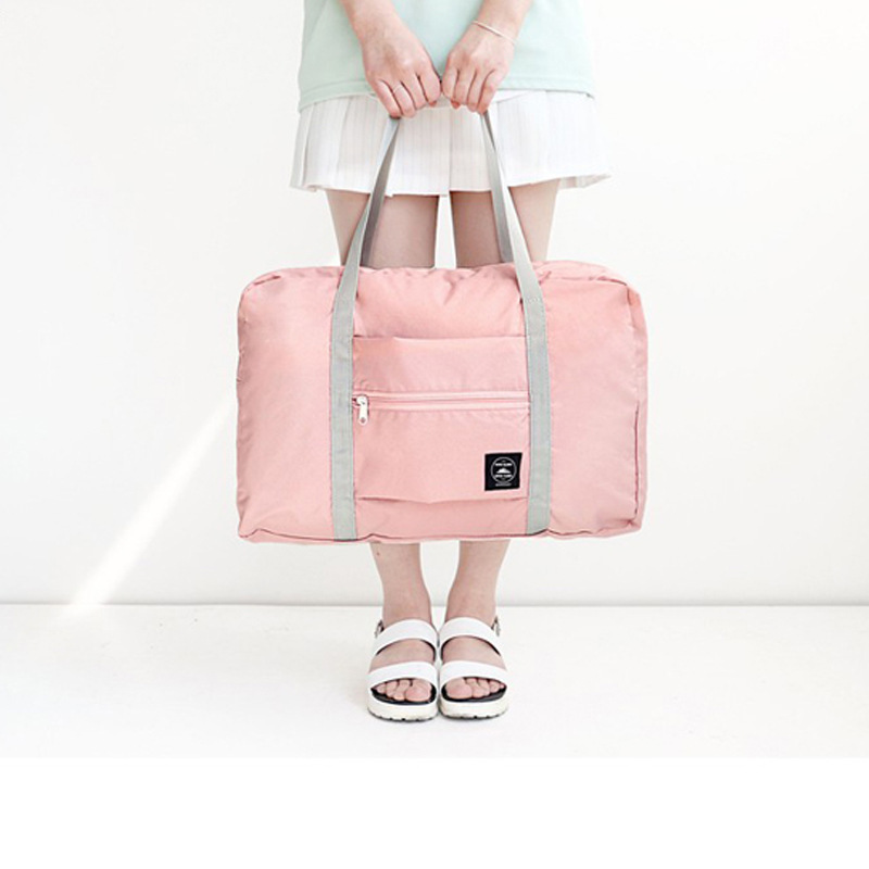 New multi-functional folding travel bag, single-shoulder hand-held luggage bag, handle, large-capacity portable travel storage bag Item Picture