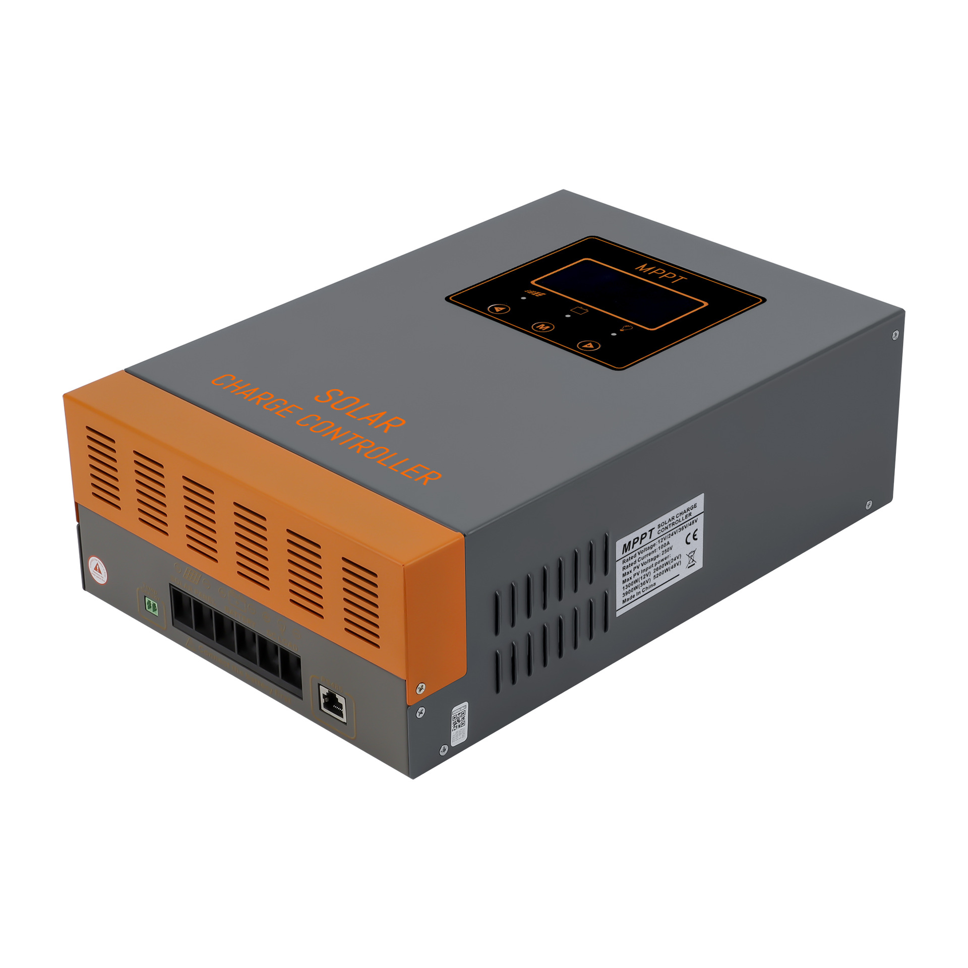 80A100A solar photovoltaic MPPT RV controller, 12V/24V/36V/48V voltage self-recognition cross-border Specification image