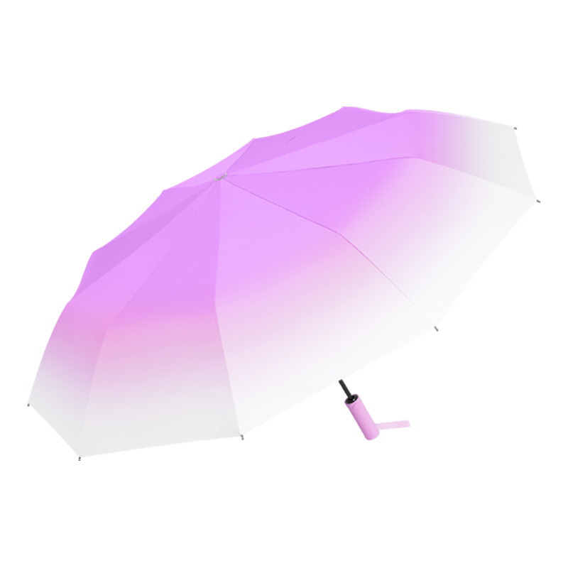 雨伞/雨伞饰品/天堂伞/长柄伞色丁/花色伞白底实物图