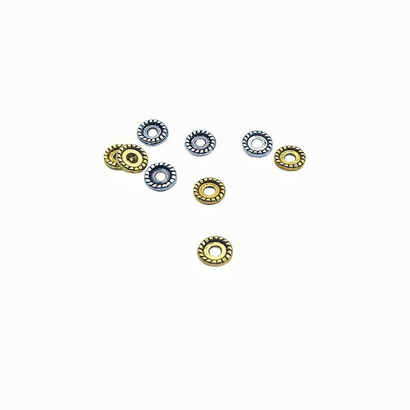 Wholesale of trendy and fashionable alloy spacers and beads, handcrafted diy materials for bracelets, cultural and artistic bracelets, and accessories Specification image