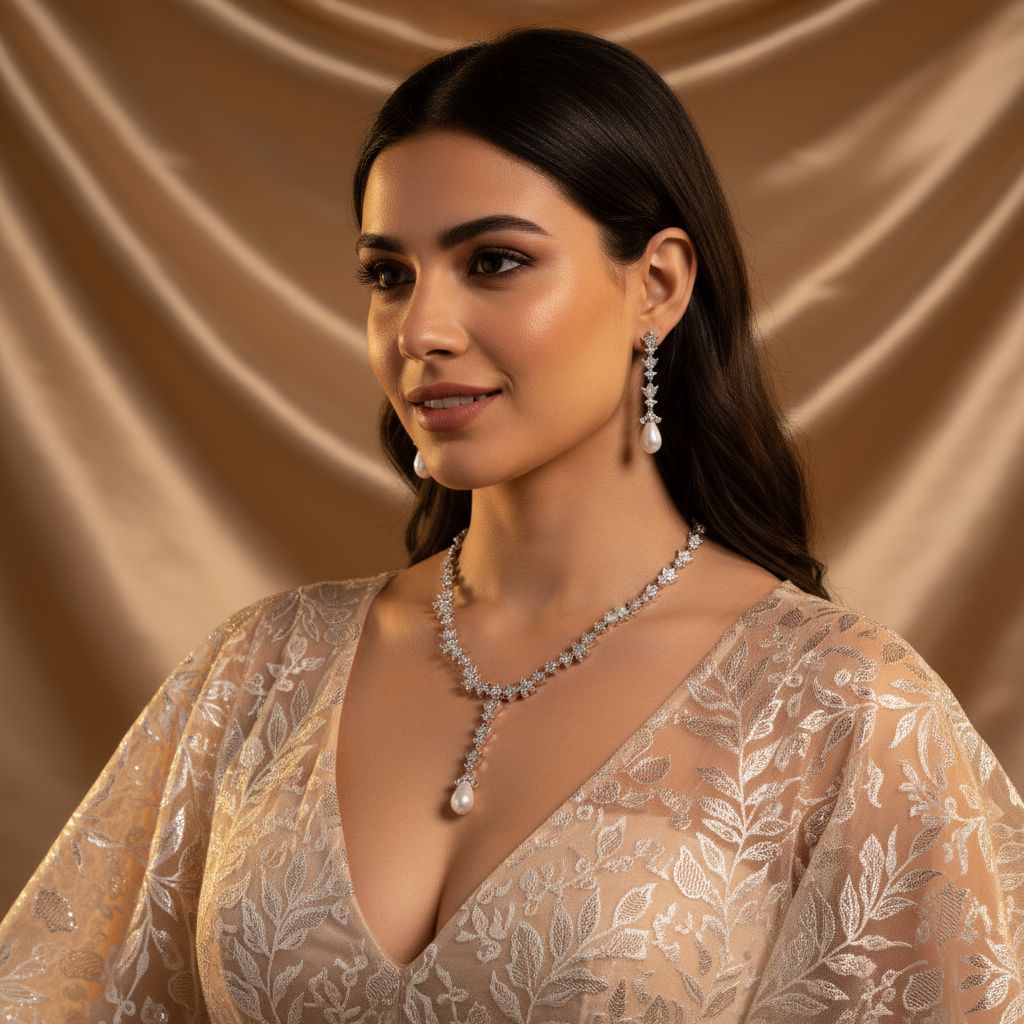 高级感轻奢珍珠锁骨链抖音代发爆款潮项链女义乌源头工厂一件代发