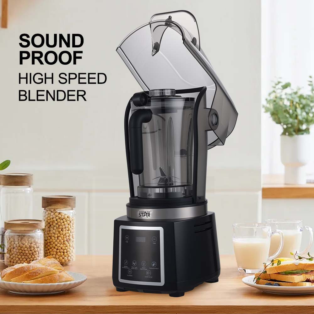 winning star foreign trade exclusive commercial juice juicer, soy milk milkshake multi-functional juicer, soundproof blender details Picture