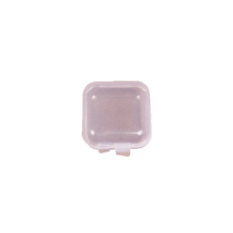 Wholesale pp transparent mini earplug boxes, disposable swimming nasal plug packaging boxes, jewelry rings, plastic storage boxes Item Picture