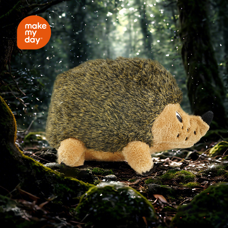 Super cute and realistic hedgehog, furry hedgehog simulation desert hedgehog doll, little hedgehog figurine in stock for wholesale details Picture