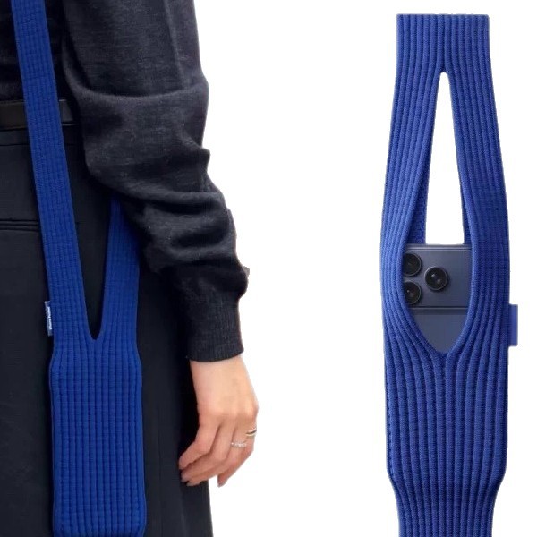 Pocket苹果口袋现货同款长款斜挎包短款手机袜苹果手机包针织包包详情图5