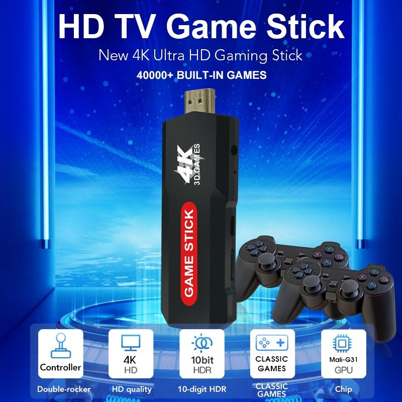 X2 single-system home nostalgic game console for export, 64G ultra-high-definition input wireless controller game console Specification image