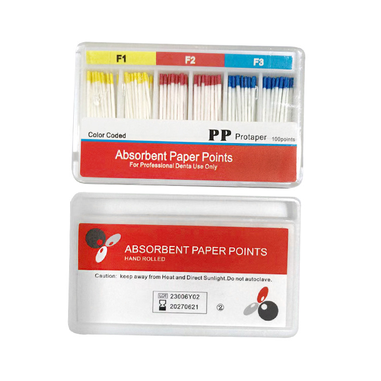 Cross-border exclusive moisture-absorbing paper with scale lines/without scale lines, dental oral moisture-absorbing paper with dot moisture-absorbing paper tips Specification image
