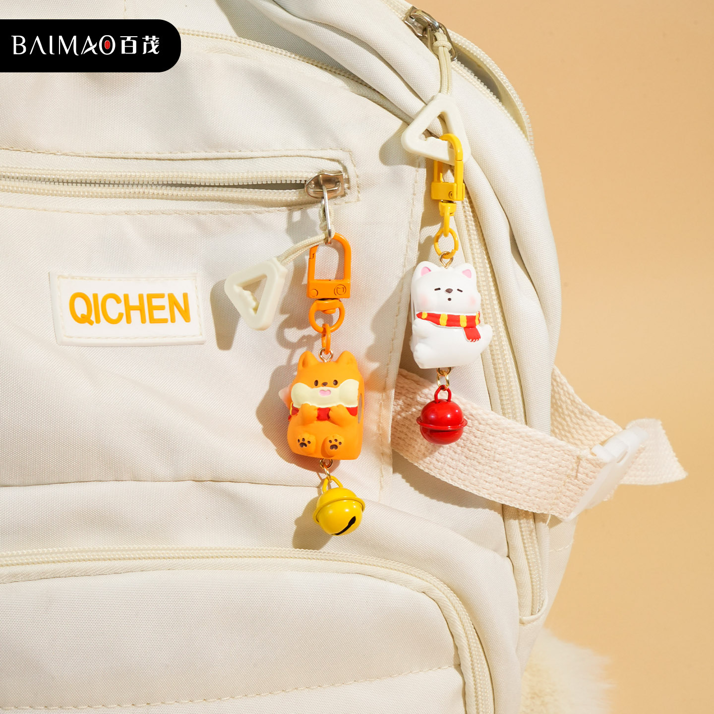 钥匙扣/钥匙扣玻璃/亚克力钥匙扣/拉布布/可爱钥匙扣挂件细节图