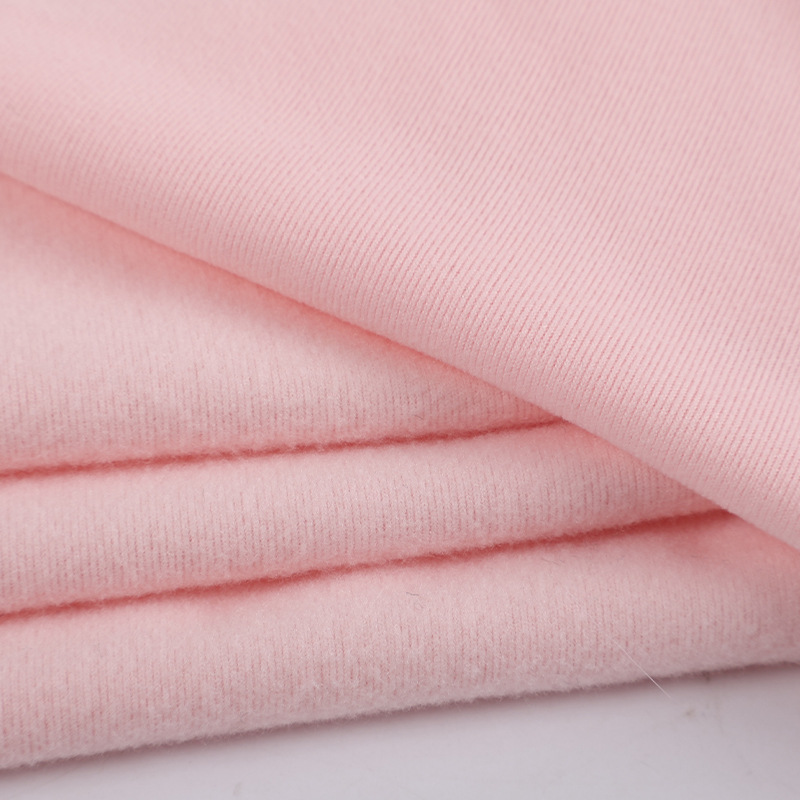 现货多色1*1罗纹德绒230g绒布秋冬弹力保暖打底衫内衣德绒面料布产品图