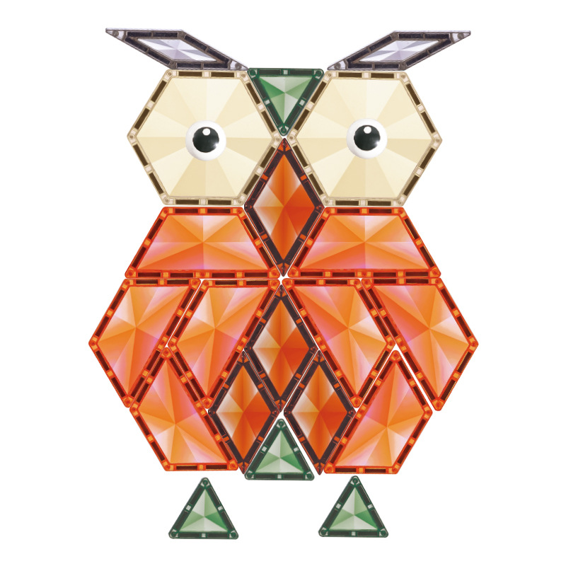 ONSHINE/ Childhood Infinite Nature Intelligence Magnetic Attraction Teaching Aid Geometric Shape Creative Intelligence Puzzle Board Toy Item Picture